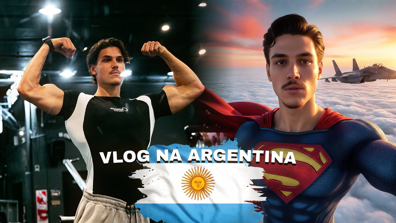 UM DIA SENDO O SUPERMAN | VLOG NA ARGENTINA 🇦🇷