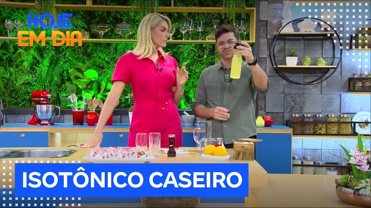 Truques de Cozinha: Guga Rocha ensina receita de isotônico prática, econômica e funcional