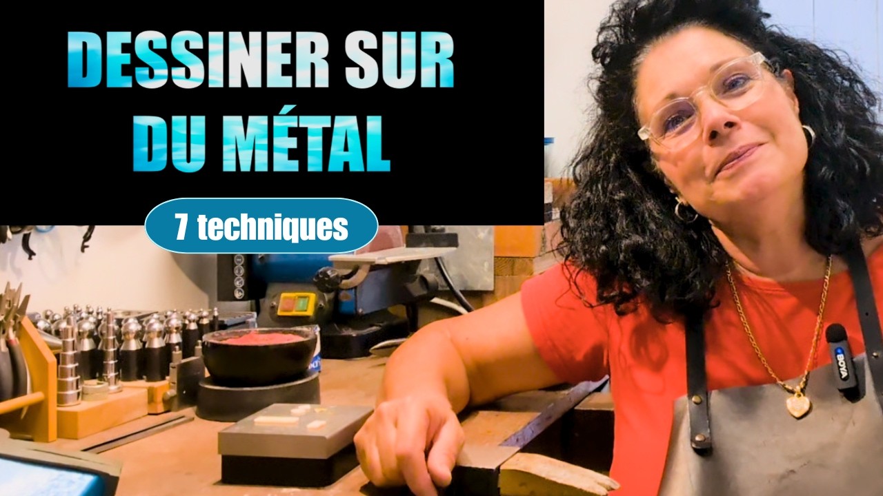 7 techniques SIMPLES pour dessiner sur une plaque de métal