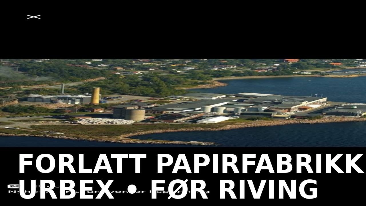 Utforsker forlatt papirfabrikk før riving | Hurum Papirfabrikk