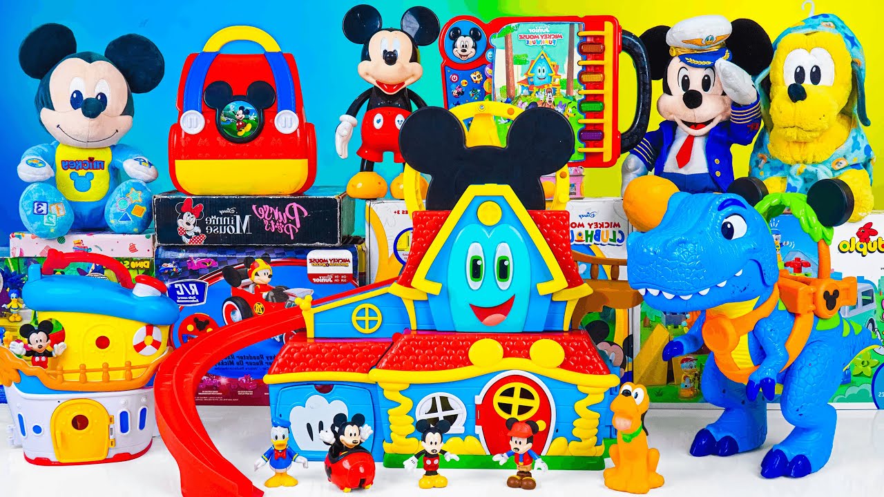 Satisfying with Unboxing Disney Junior Mickey Mouse Jumbo Fun House Playset | Review Toys ASMR