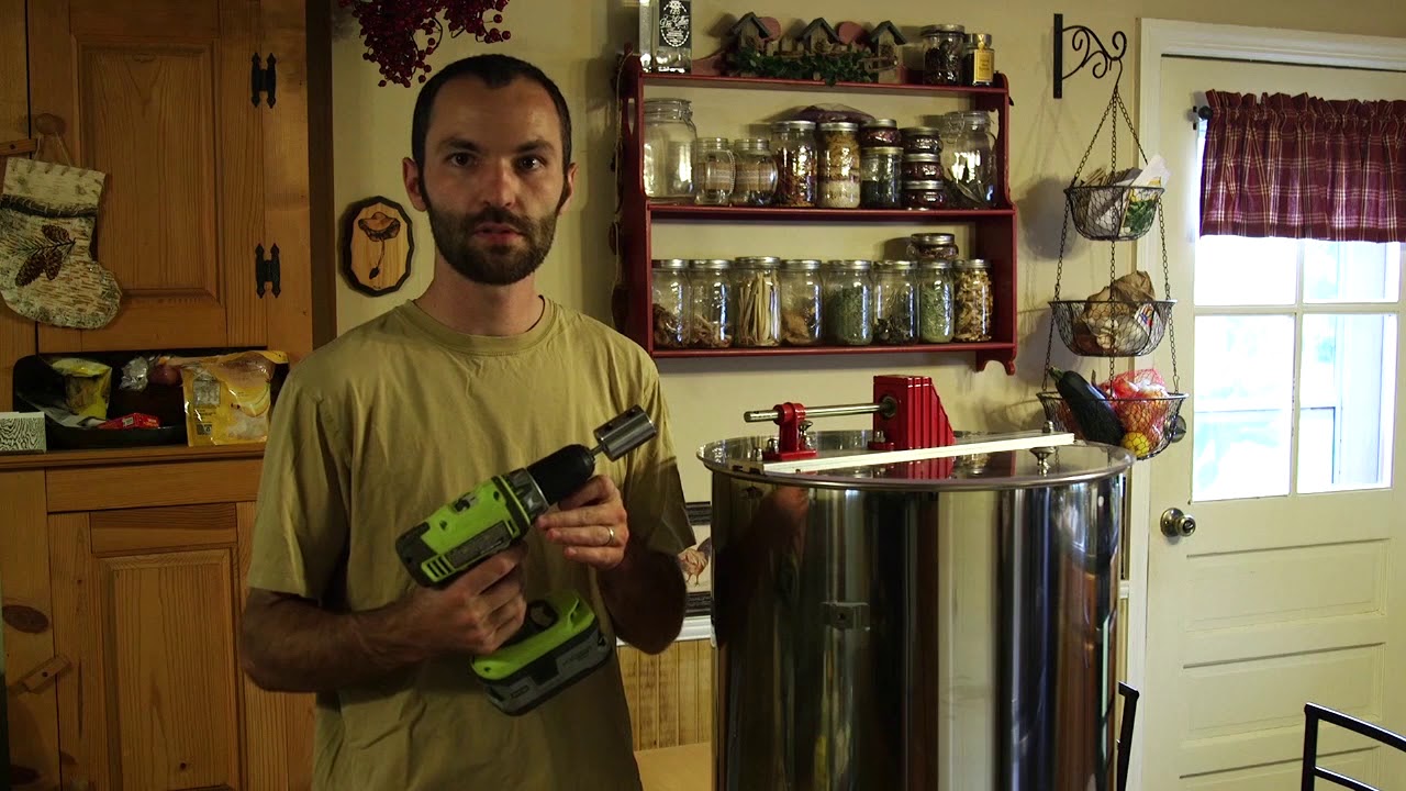 DIY Drill Powered Honey Extractor