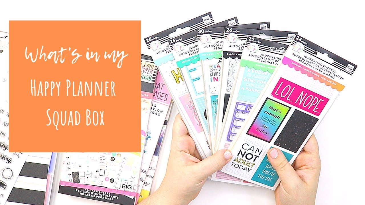 What's In My | Happy Planner Squad Box