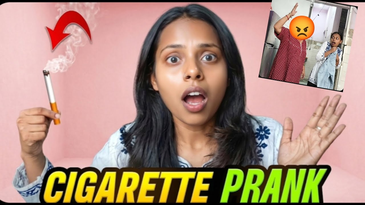 Cigarette prank on family | मजाक हैं | #theriyaguptavlogs31 