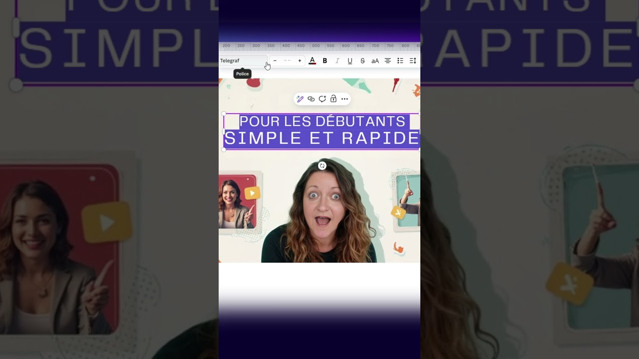 Comment remplacer les textes incorrects dans les images g&eacute;n&eacute;r&eacute;es par IA avec #canva ?  #astuces