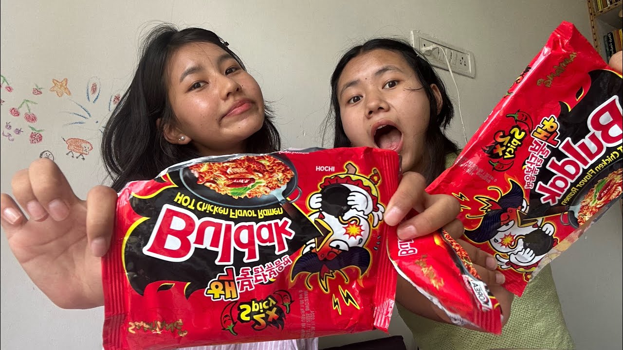 2X BULDAK RAMEN CHALLENGE📣♨️ | THE TASHI