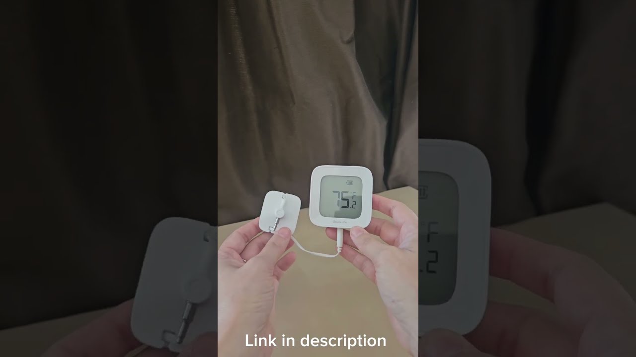 GoveeLife WiFi Refrigerator Thermometer with Alarm