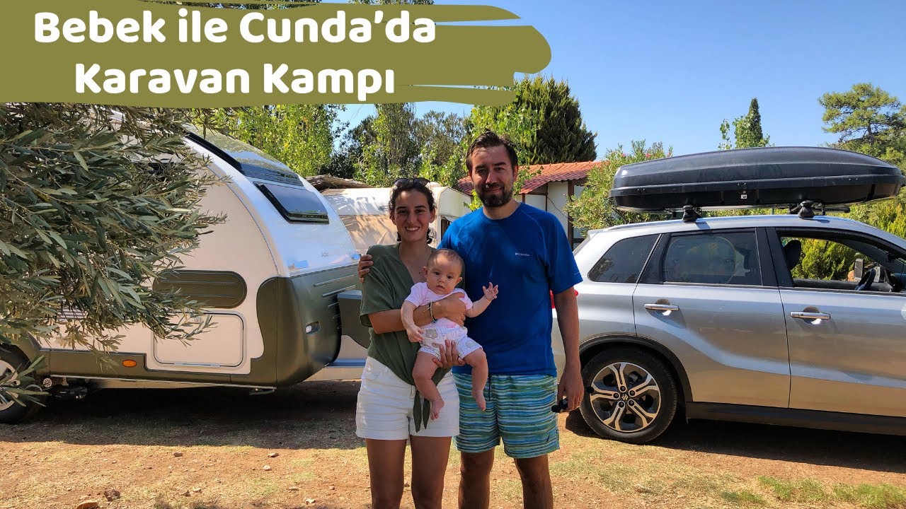 Bebek ile Cunda'da Karavan Kampı - VLOG