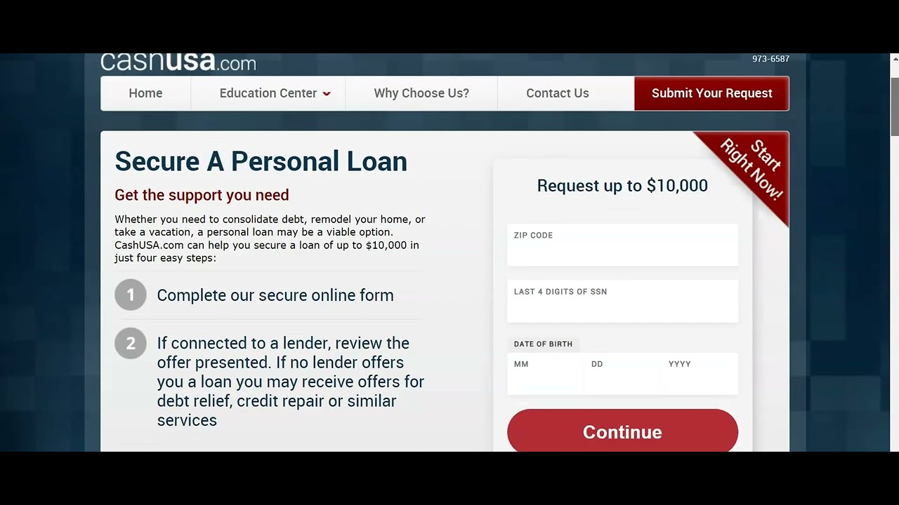 Cash USA Loans Review | Secure a Loan of Up to $10,000 in 4 Easy Steps