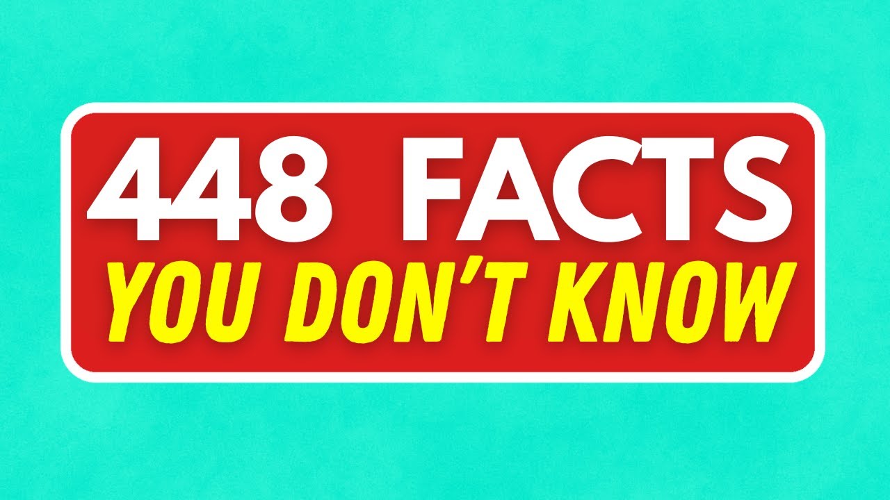 448 AMAZING Random FACTS That Will Shock You | Zarpado Compilation