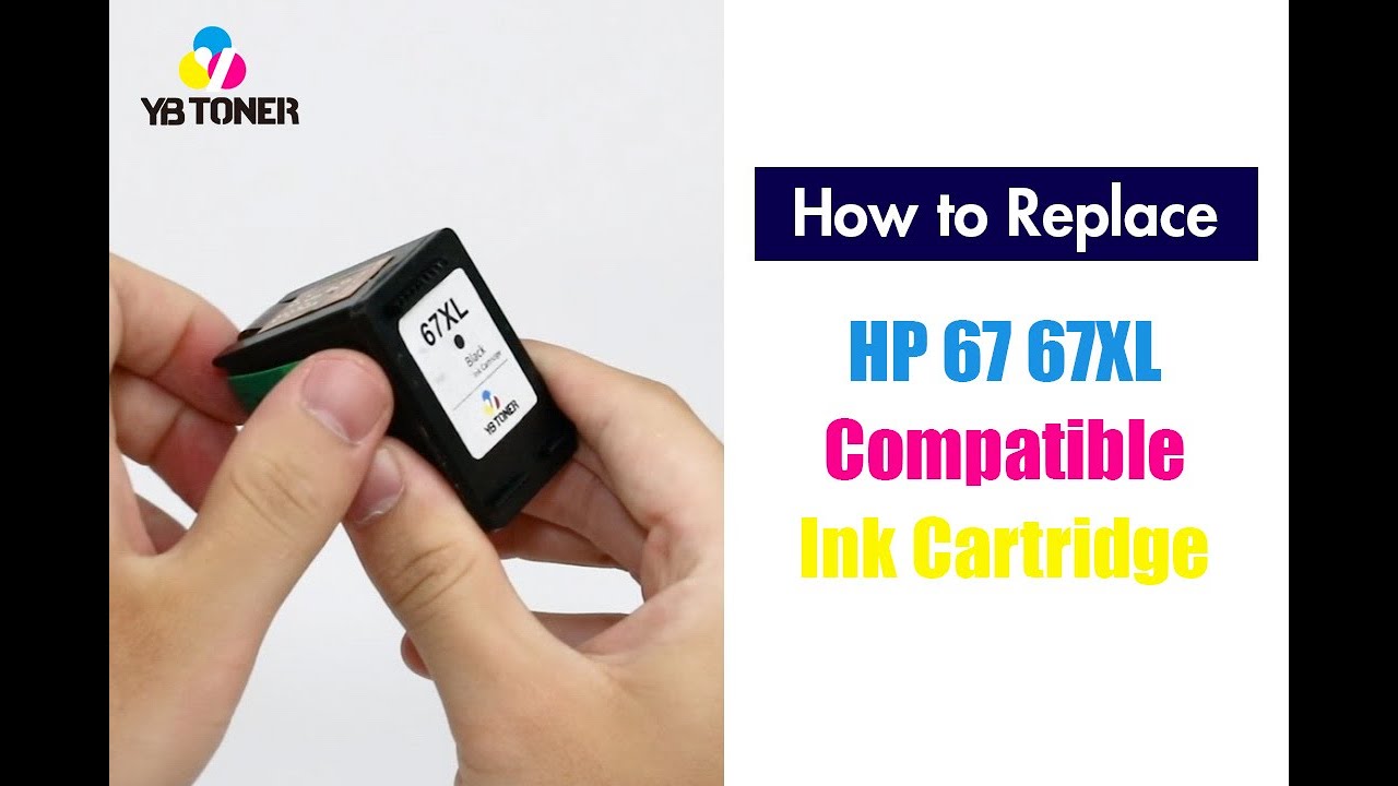 How to Replace HP 67 67XL Ink Cartridge in HP DeskJet 2723e