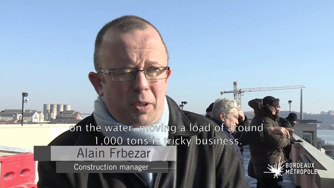 The Jacques Chaban-Delmas bridge