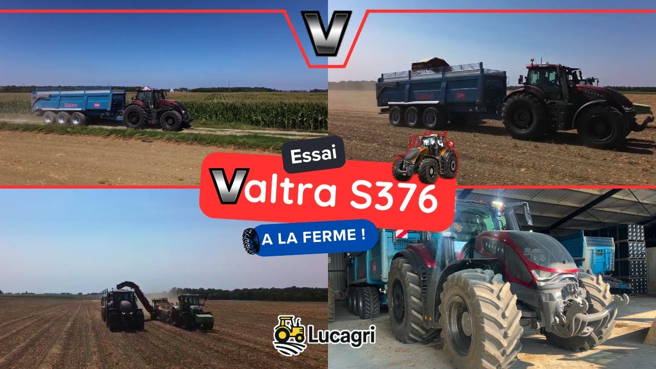 Un Valtra à la ferme 😱