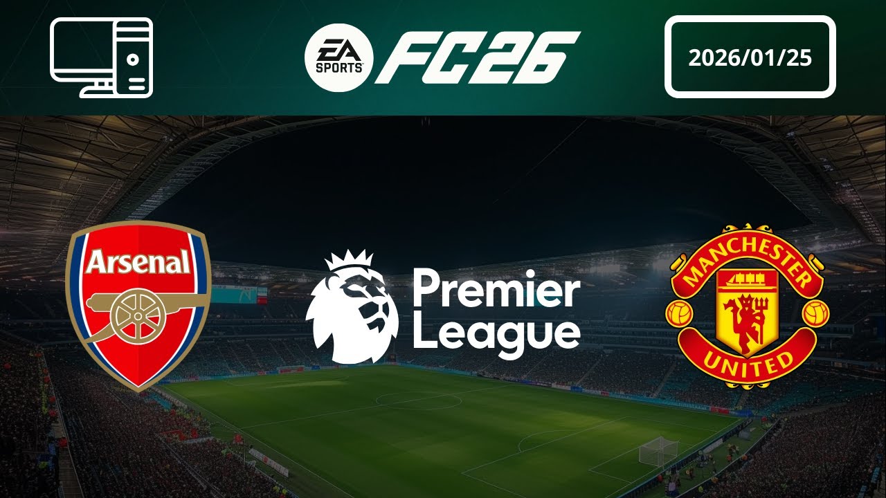 [4K] Arsenal vs Manchester United - Prediction - 2025-26 Premier League - EA FC 26