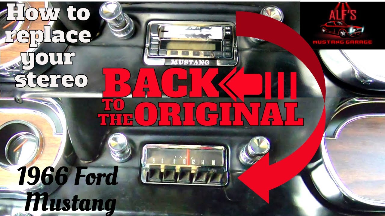 How to replace your stereo - 1966 Ford Mustang