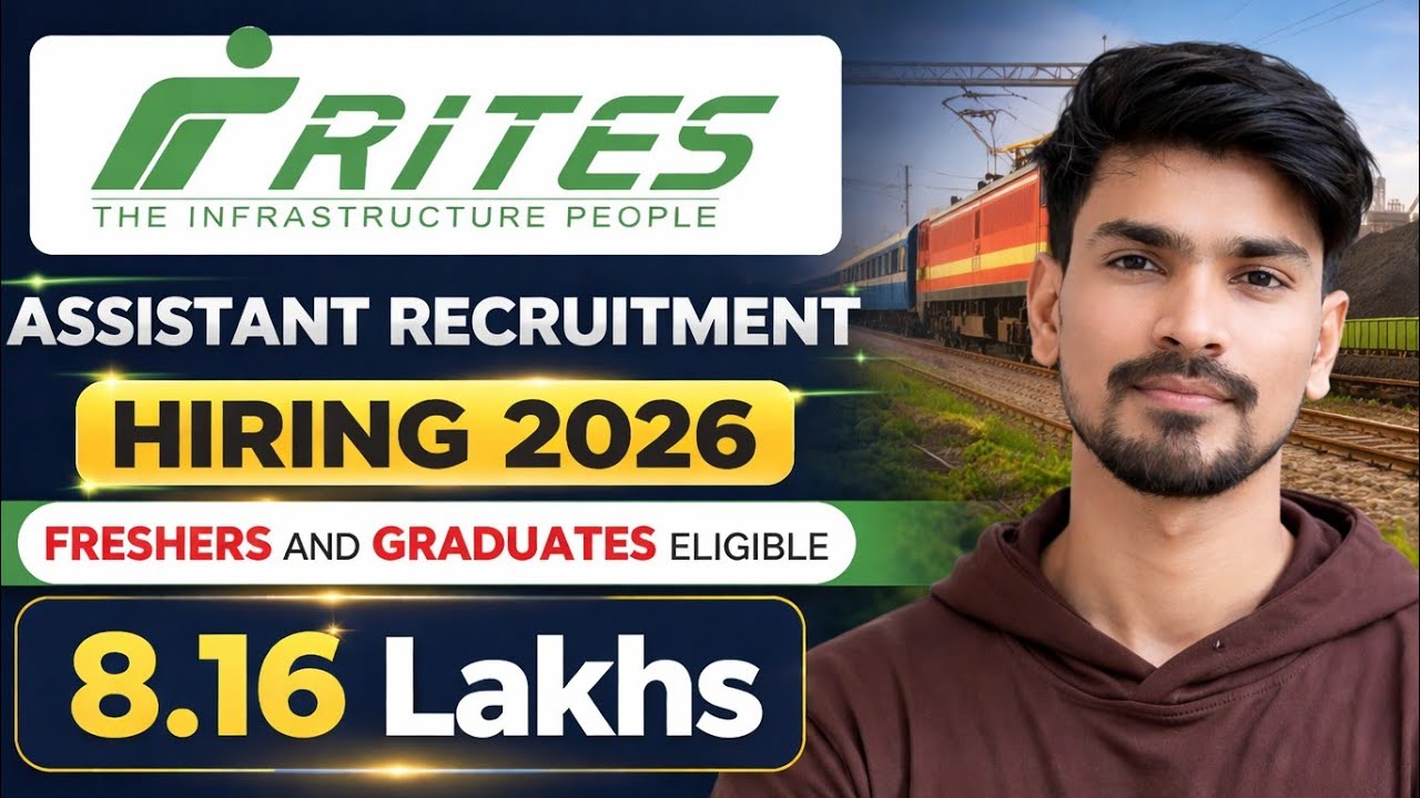 RITES Limited Recruitment 2026 | Fresher | RITES New Vacancy 2026 | Letest Govt Jobs | RITES Jobs