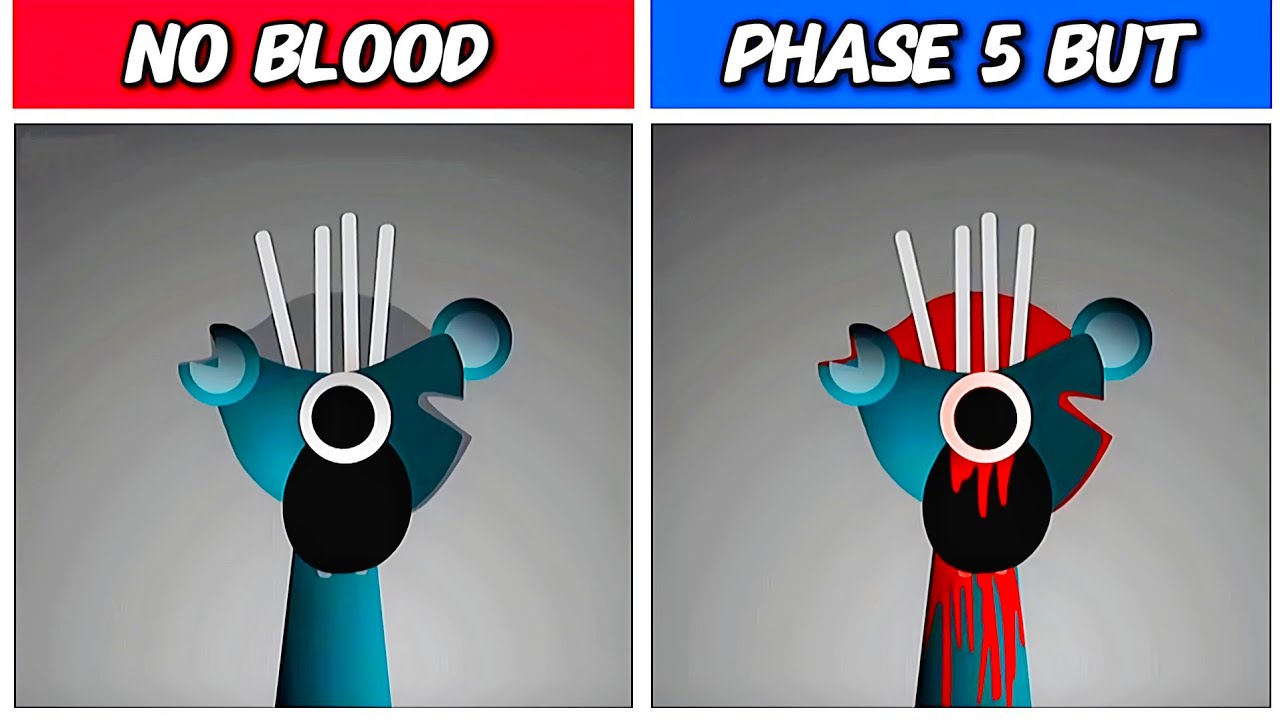 Sprunki NO BLOOD And PHASE 5 BUT New Everyone Characters 