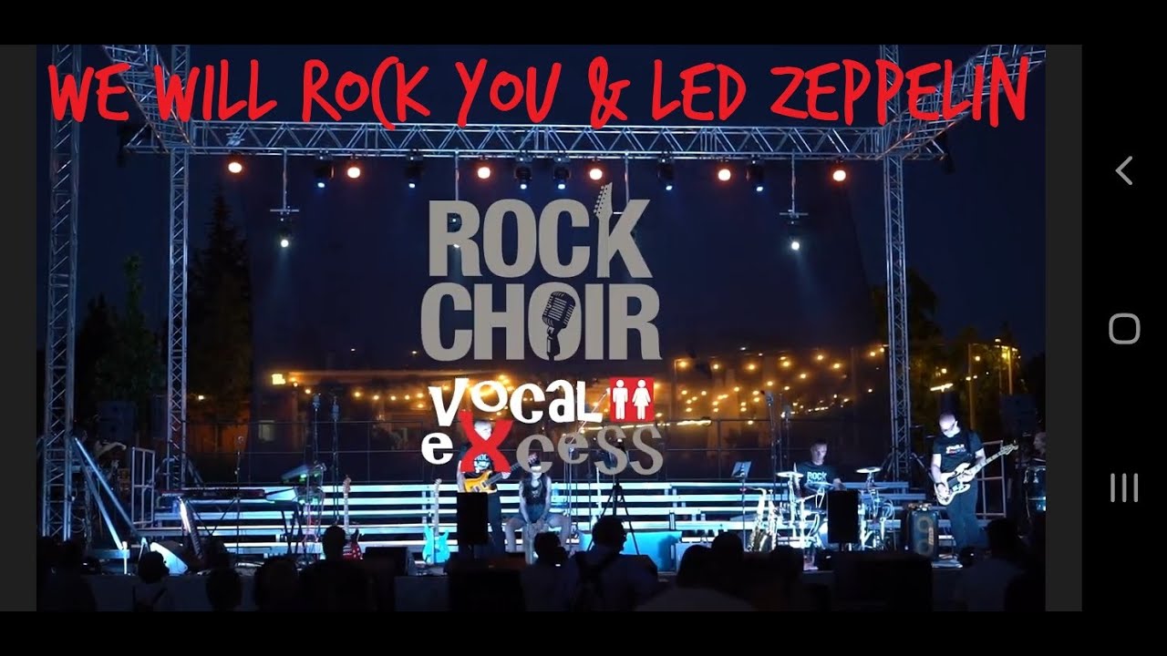 We will rock you  & Led Zeppelin Medley - Vocal eXcess in Torrelodones