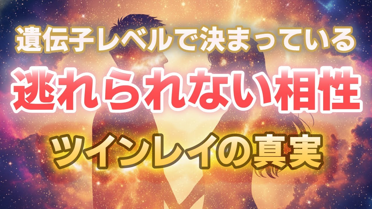 実は、遺伝子レベルで相性がいい相手は最初から決まっている｜ツインレイの正体
