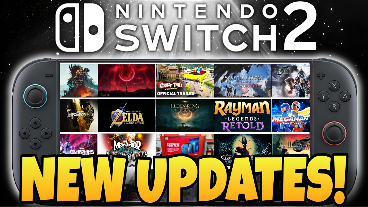 Множество новых обновлений игр для Nintendo Switch 2 уже вышло!