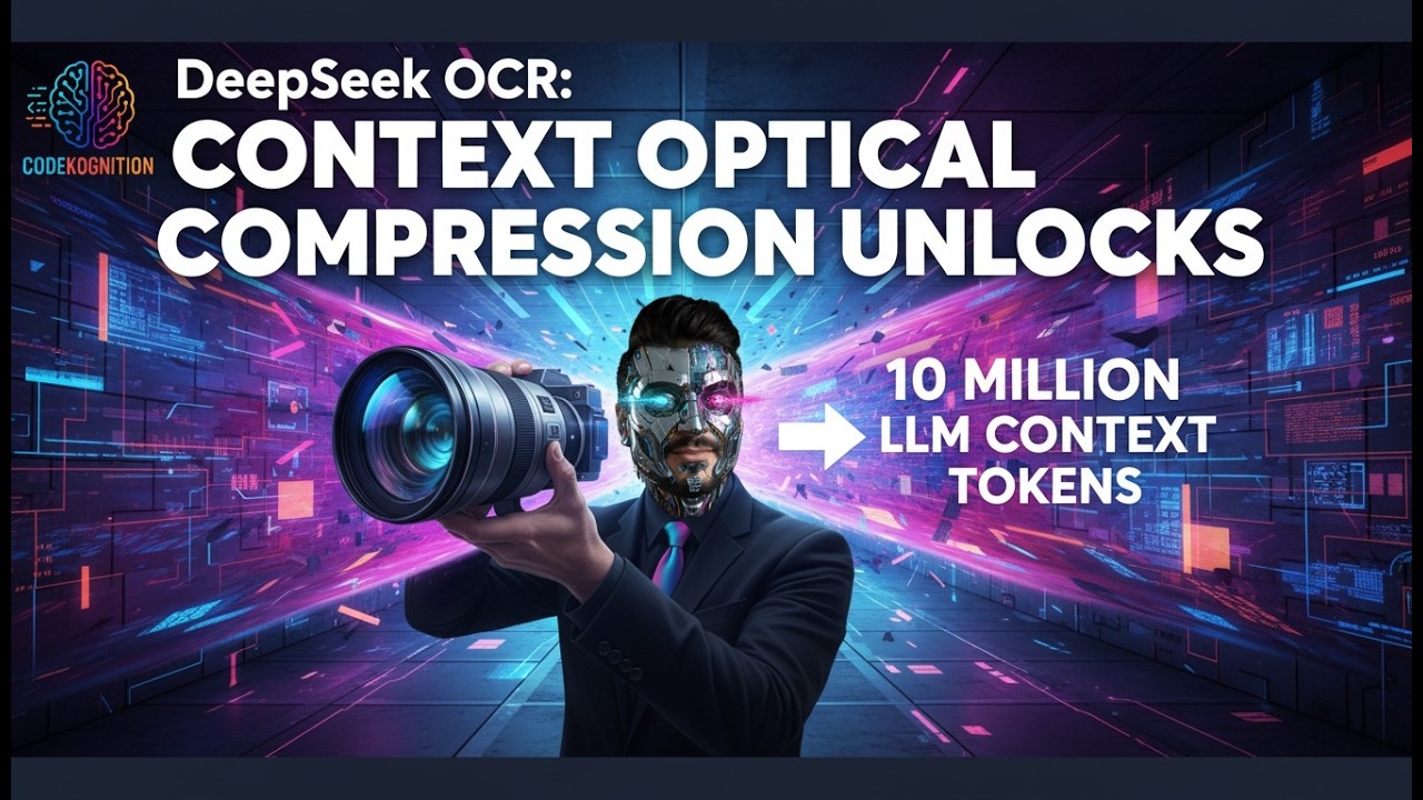DeepSeek OCR: оптическое сжатие контекста открывает доступ к 10 миллионам токенов контекста LLM