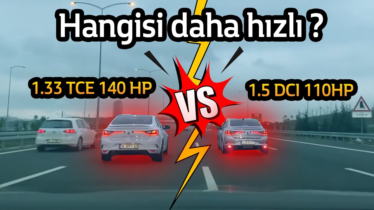 1.5 DCI 110 HP vs. 1.3 TCE 140 HP | HIZLANMA  - DRAG HANGİSİ DAHA HIZLI ?