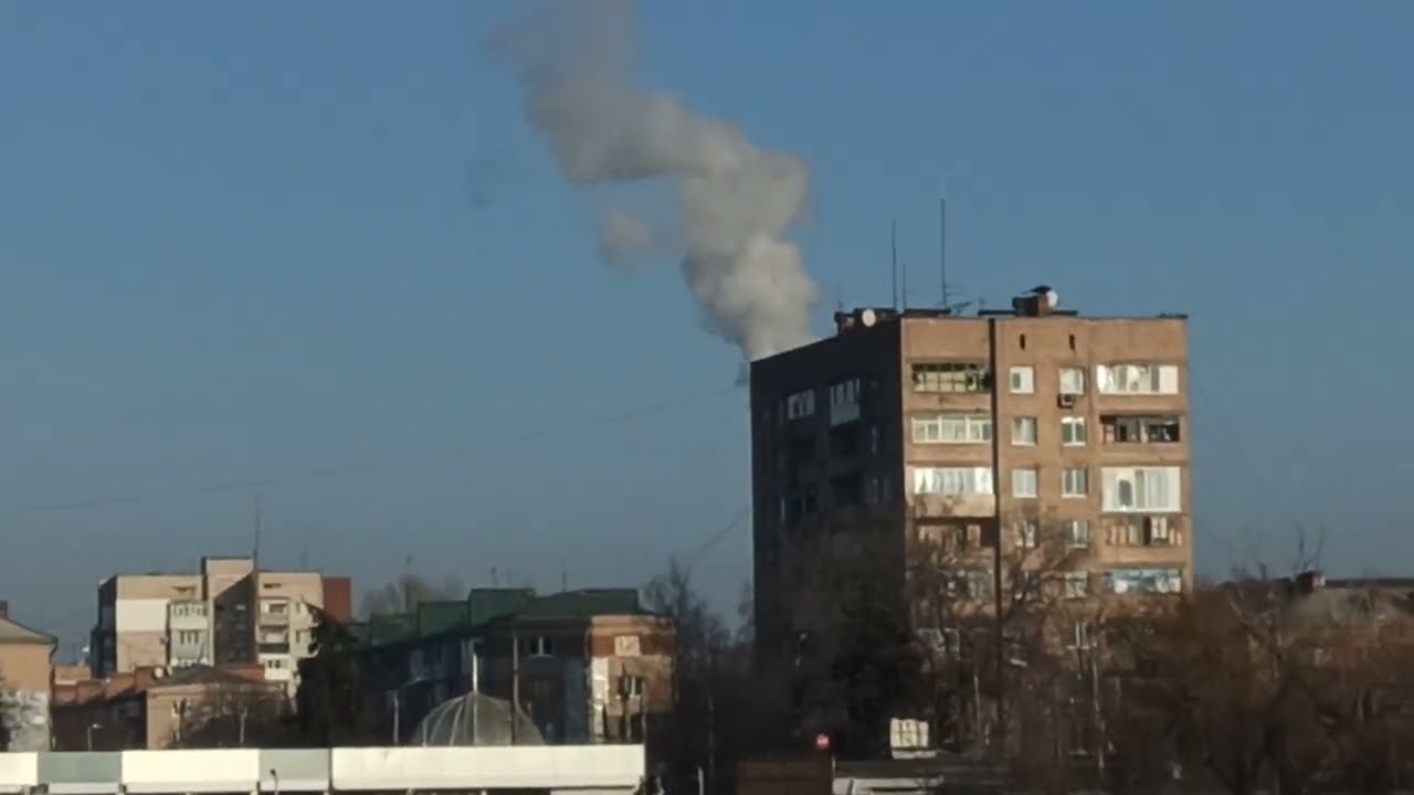 Зима 2026 года в Славянске.