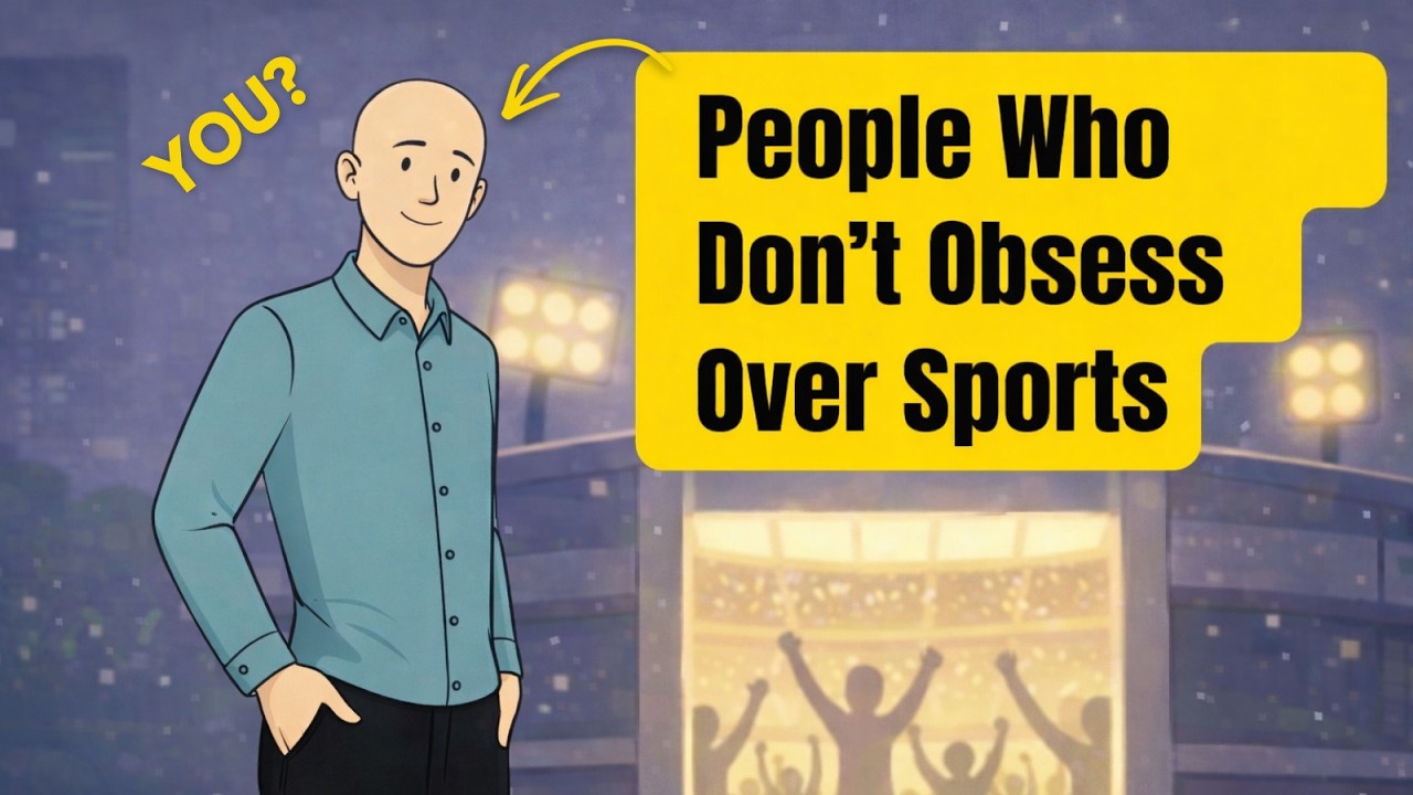 The Psychology of People who don't obsess over SPORTS