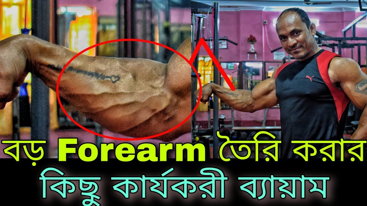 বড় Forearms তৈরি করার কিছু কার্যকরী ব্যায়াম..|| SN FITNESS || #workout #bodybuilding #fitness #gym