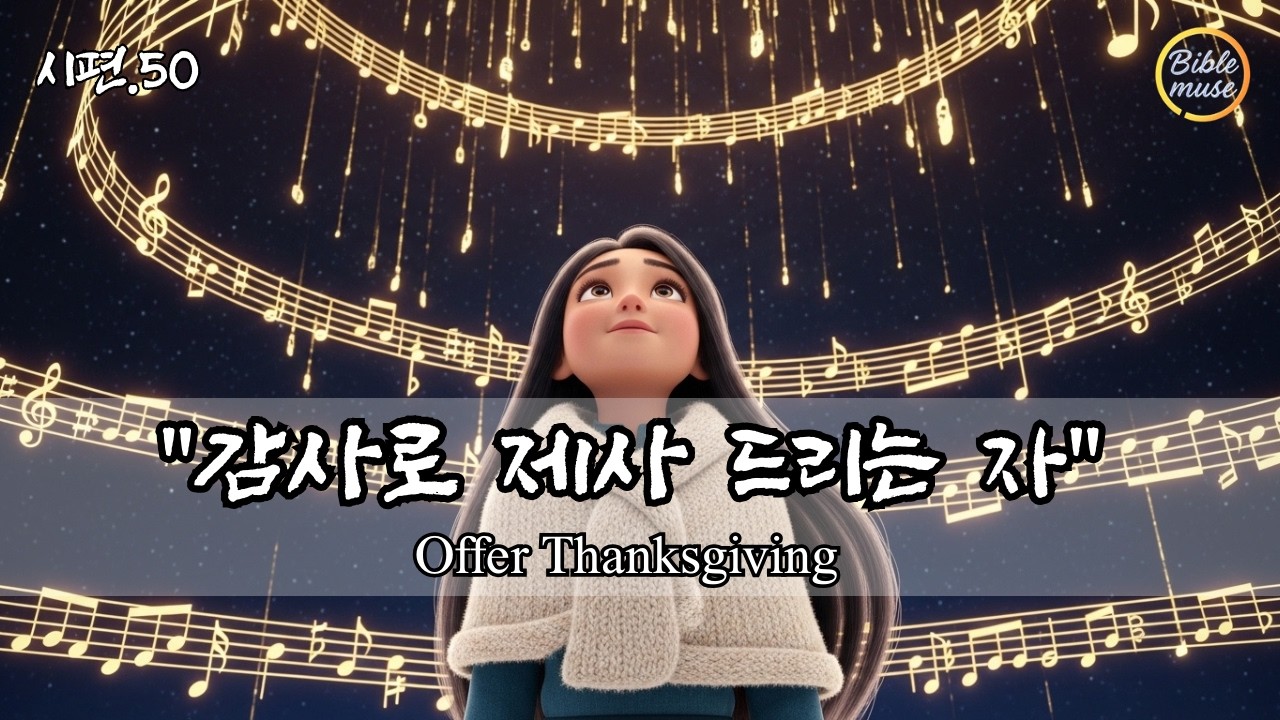 시편 50편 성경 말씀 찬양 | 감사로 제사를 드리는 자 | 감동 묵상 CCM