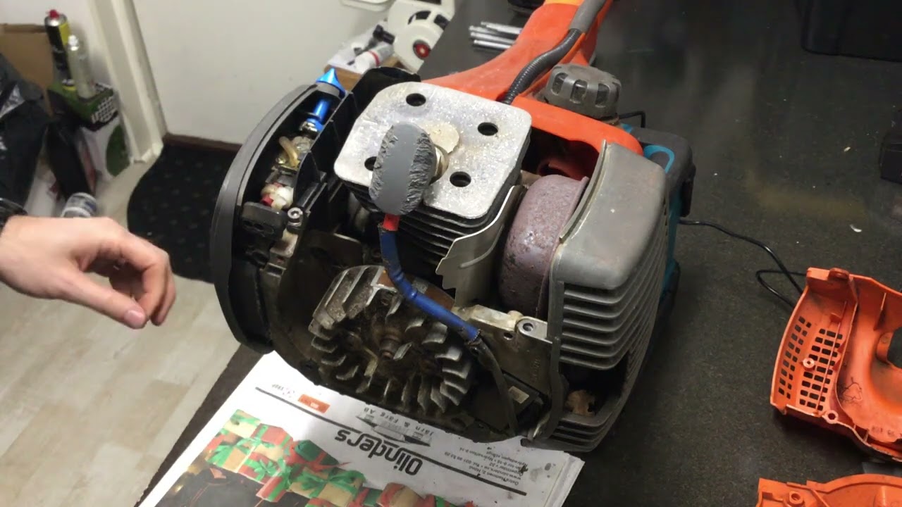 Service av Husqvarna 345 Fx Röjsåg