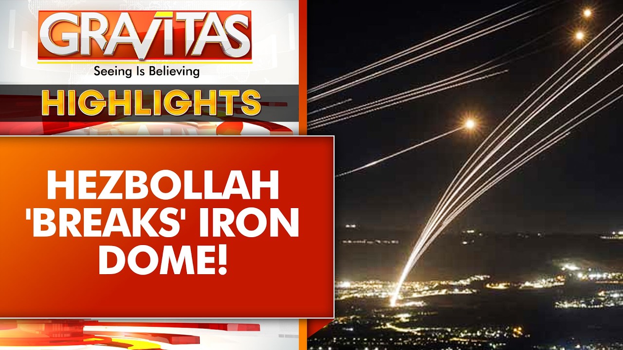 Israeli Military Caught Off Guard, Hezbollah Rocket Strikes Breaches Iron Dome | GRAVITAS HIGHLIGHT
