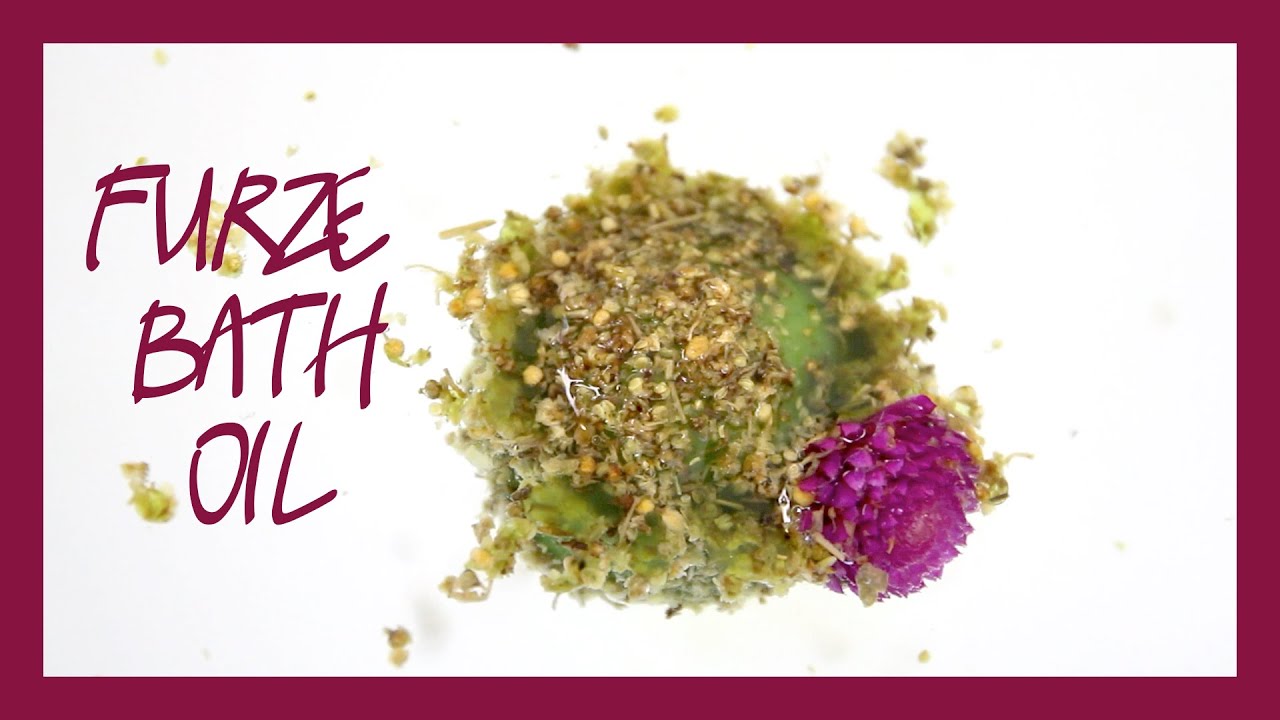 Демонстрация масла для ванн Lush Furze
