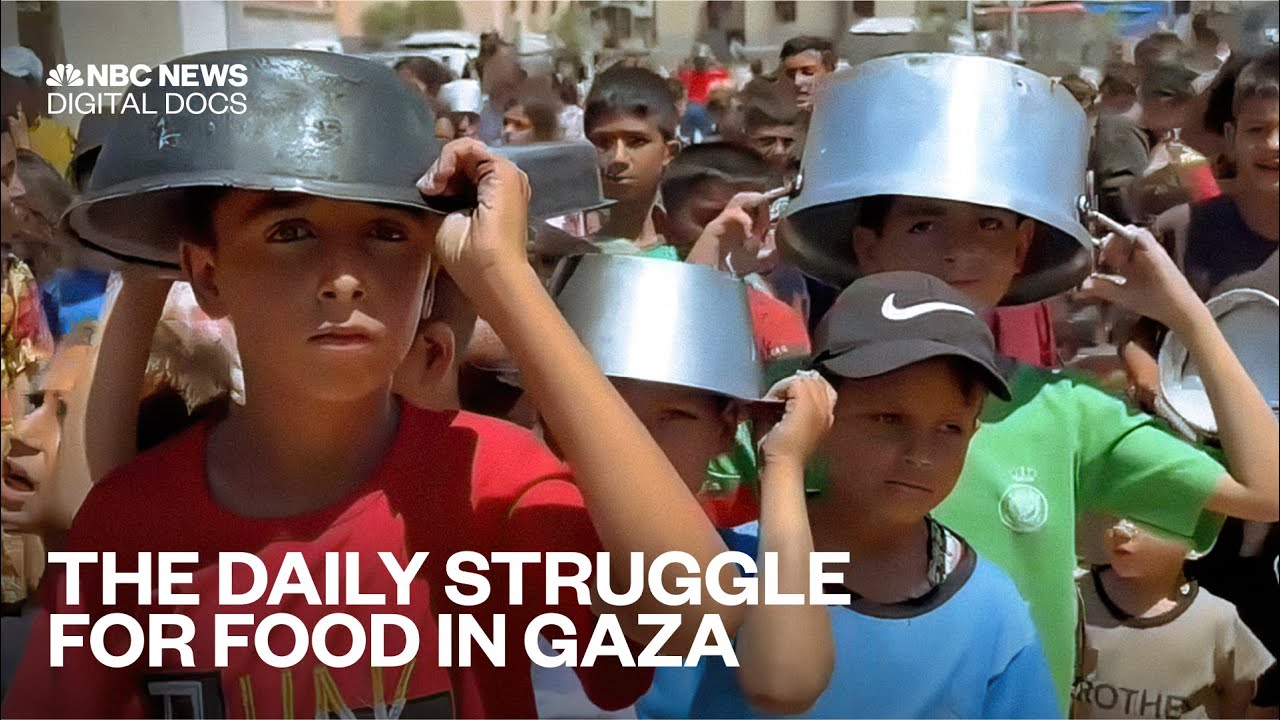 The daily struggle for food in Gaza: Battling hunger in a war zone