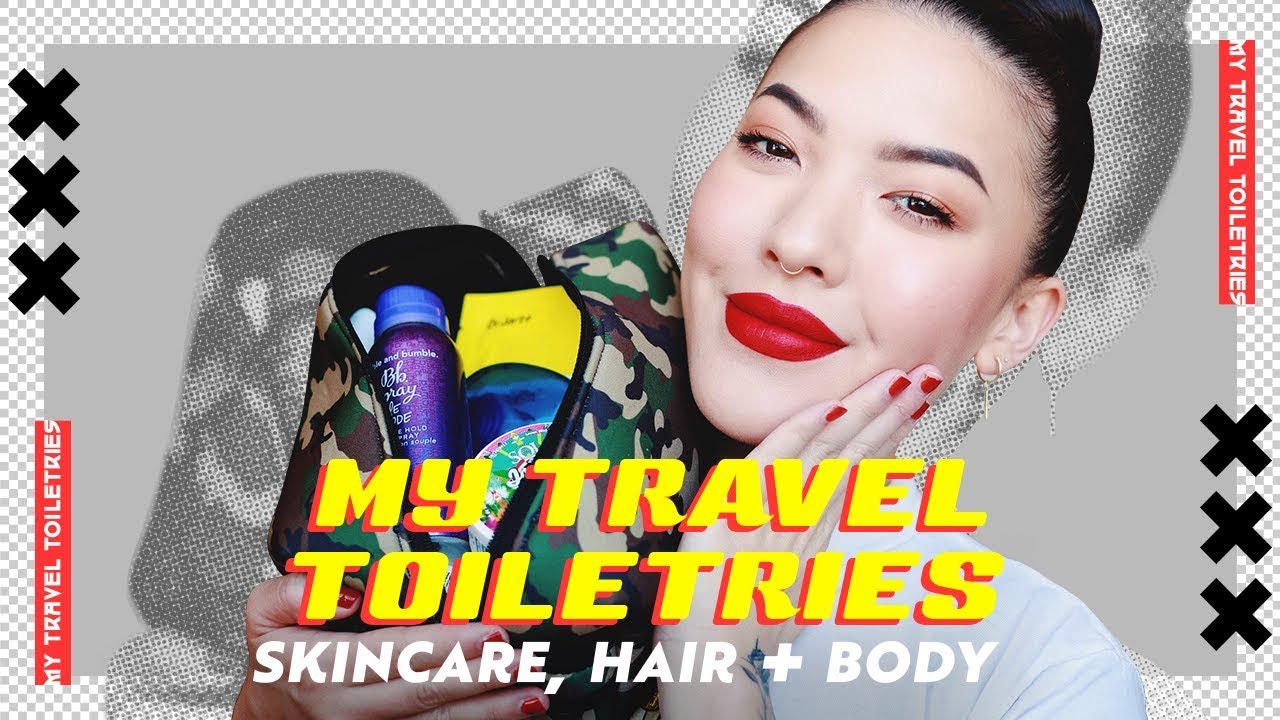 My Travel Toiletries | Skincare, Hair, & Body! | soothingsista