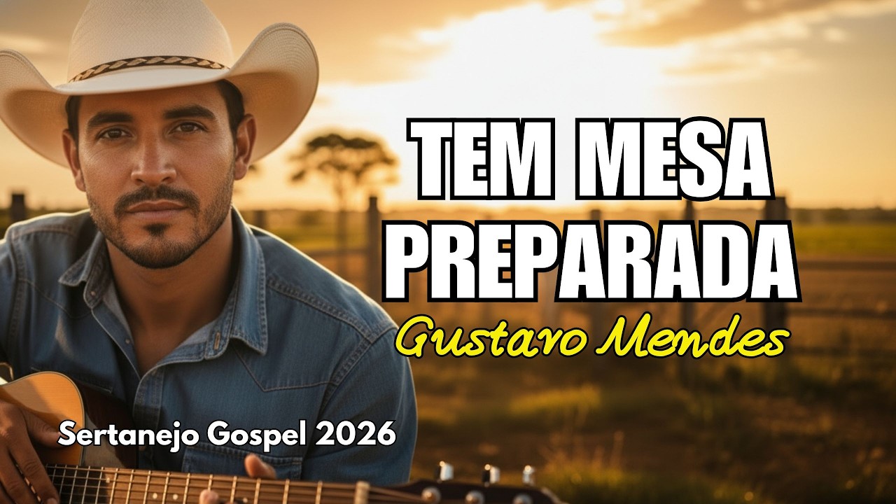 GUSTAVO MENDES | TEM MESA PREPARADA - Sertanejo Gospel para você comemorar as suas conquistas