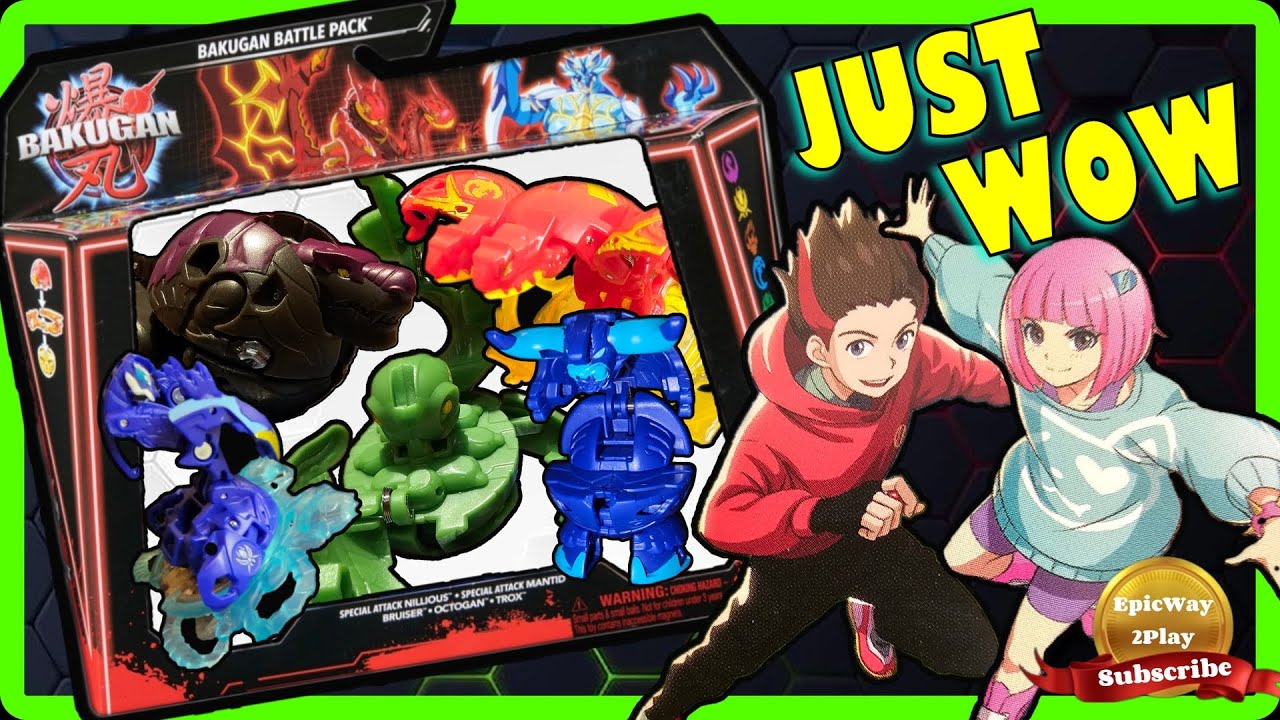 Bakugan GEN3 - Battle Pack Unboxing Featuring Special Attack Mantid + Sp. Atk Nillious - AMAZING SET