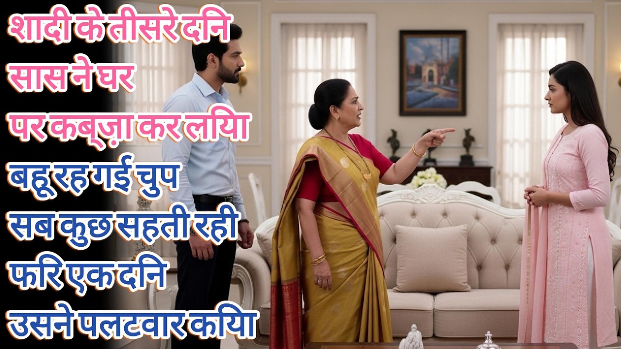 शादी के तीसरे दिन सास ने किया घर पर कब्ज़ा, फिर बहू ने किया ऐसा... | हिंदी कहानियां