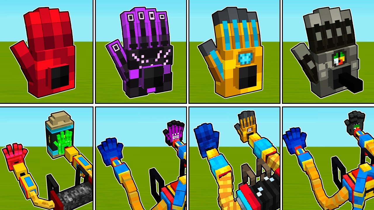 All Grabpack addon Poppy Playtime Chapter 5 in Minecraft PE [addon download]