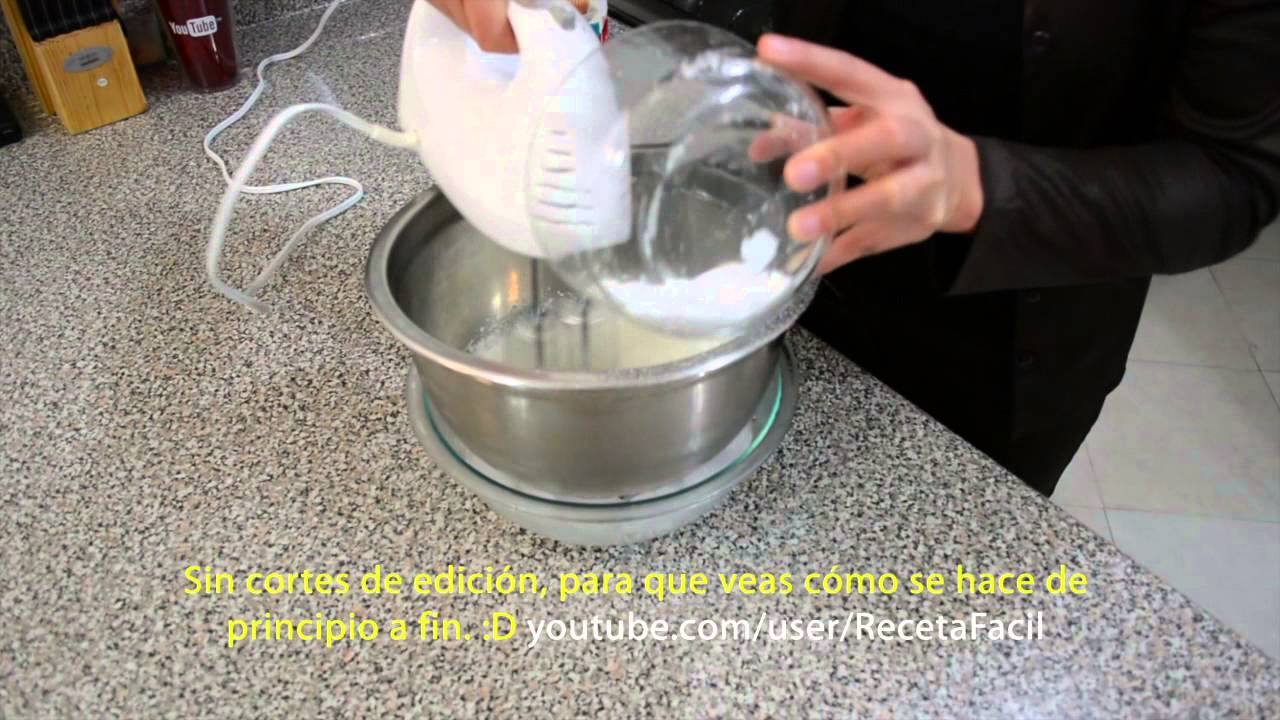 Cómo hacer Crema Chantilly | Crema Batida | Nata Montada