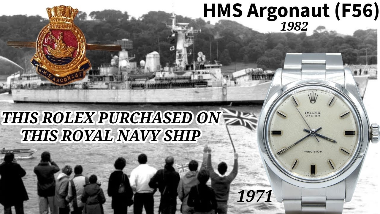 1969/71 Rolex Oyster Royal Precision Classic Model 6426 Full set With HMS Argonaut Navy History 