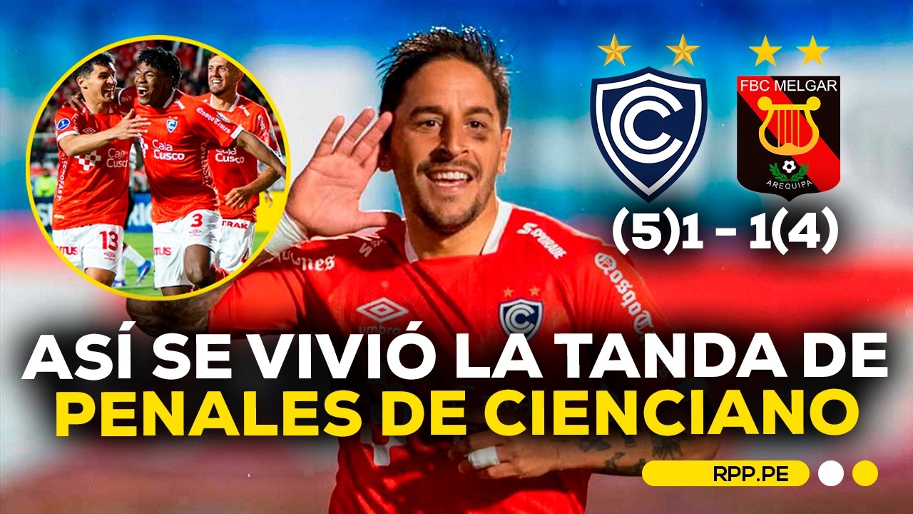 Alejandro Hohberg cuenta cómo se vivió la tanda de penales que clasificó a Cienciano #FCCRPP