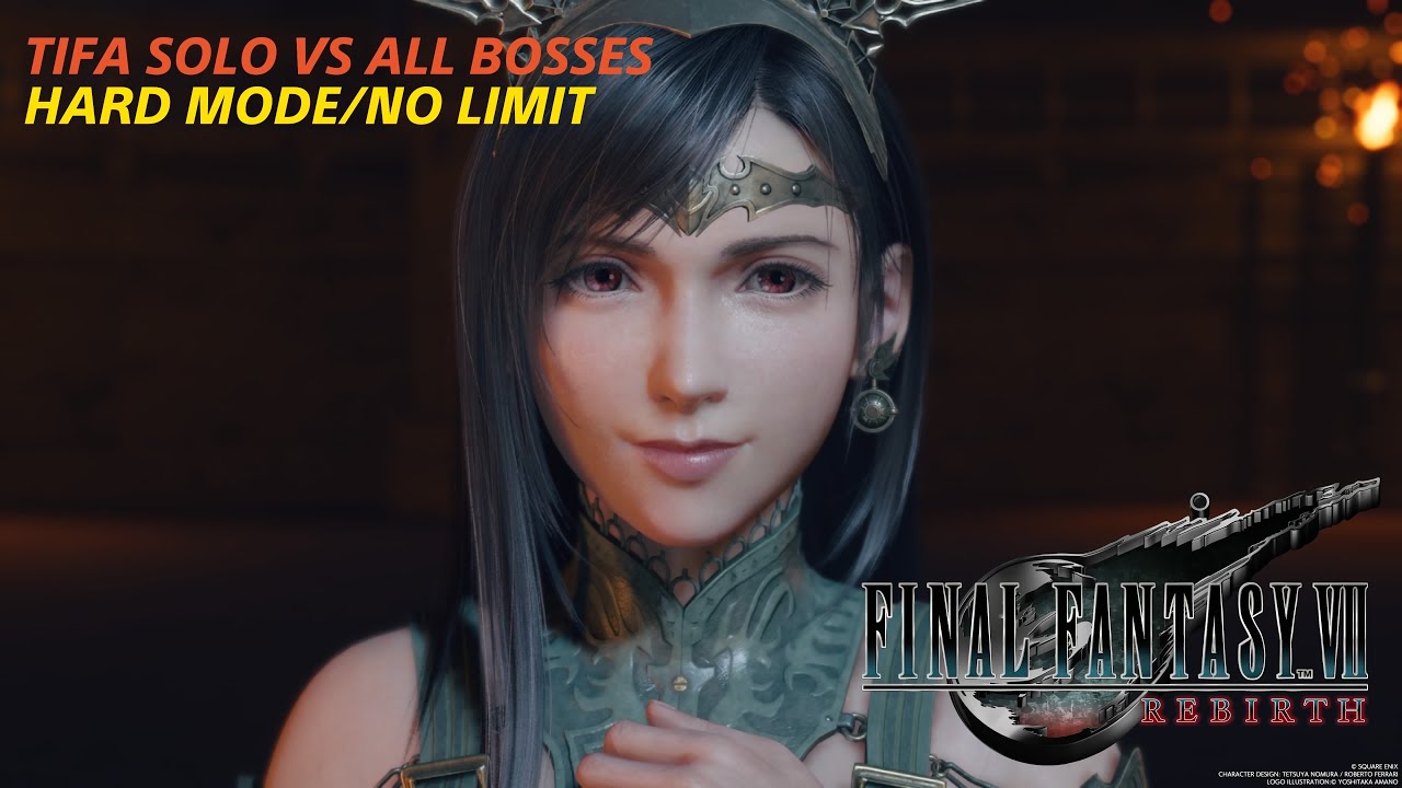 Tifa Solo vs All Bosses Hard Mode - Final Fantasy VII Rebirth