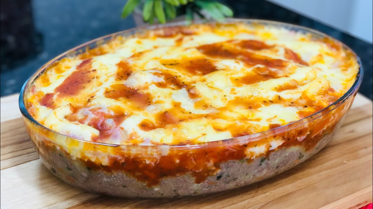 VOCÊ SÓ VAI QUERER COMER PARMEGIANA DE CARNE MOIDA ASSIM!I FACIL E RENDE MUITO