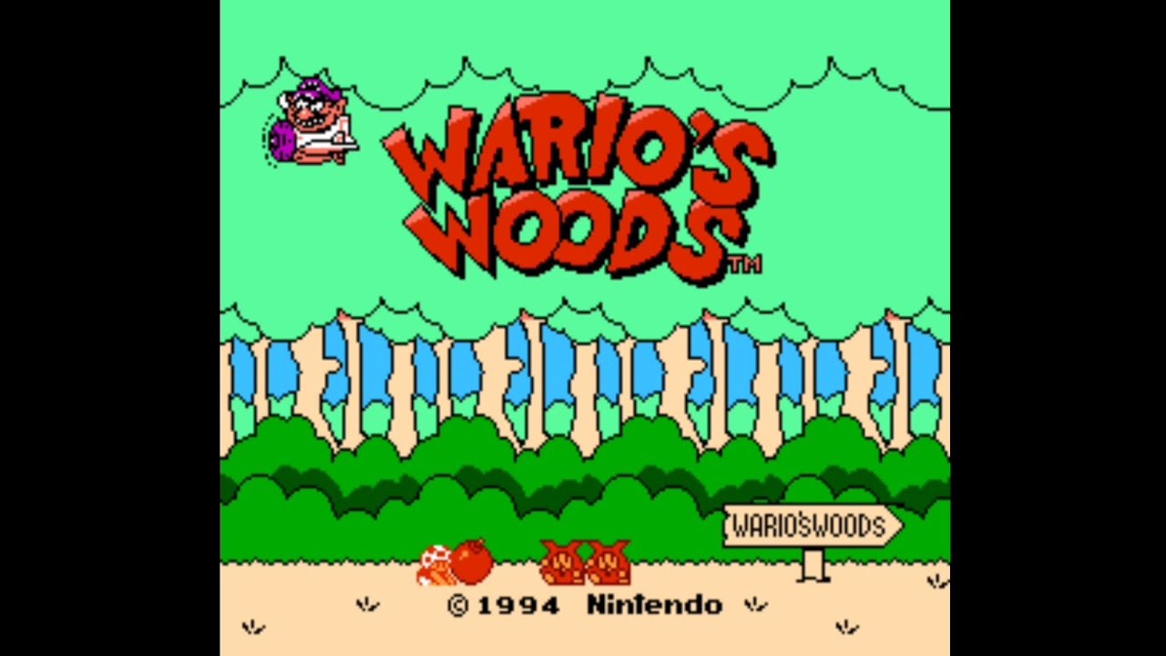 Wario's Woods! Nintendo NES gameplay!