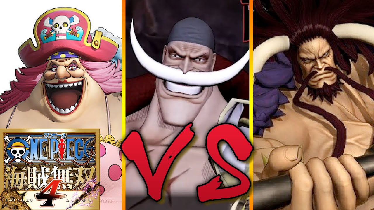 白ひげ VS ビックマム VS カイドウ【海賊無双4】