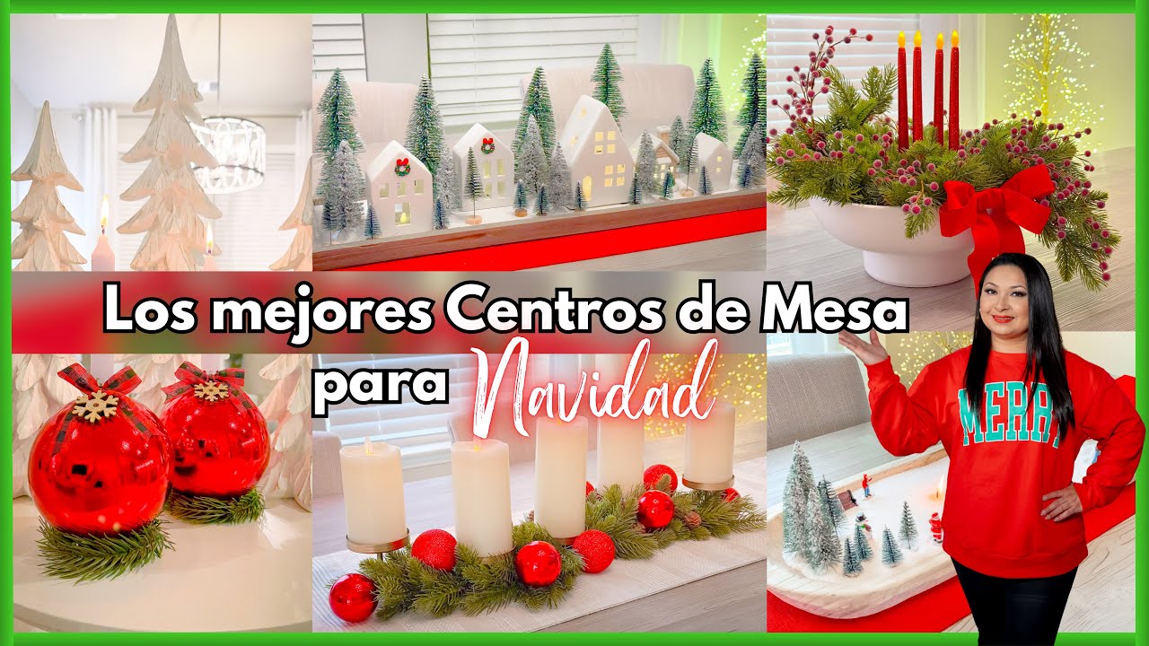 LOS MEJORES CENTROS de MESA para NAVIDAD 2025 / Best Christmas centerpiece ideas