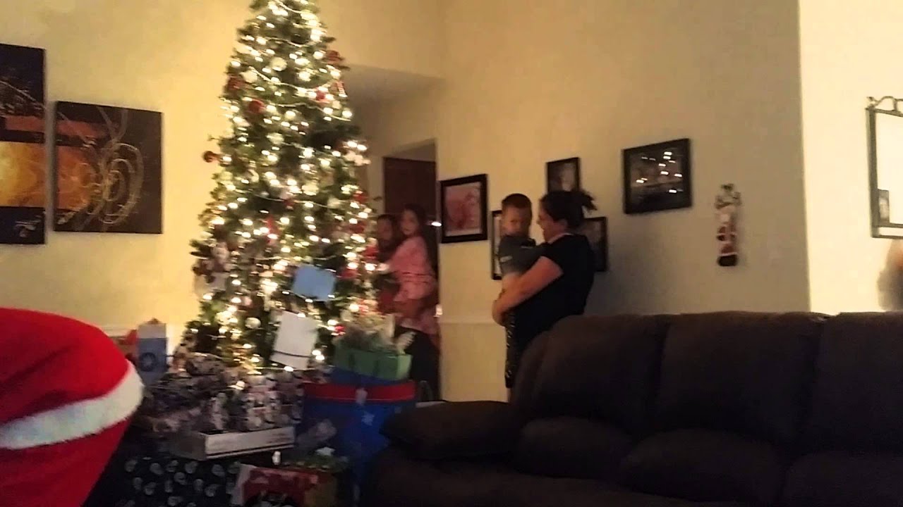 Santa comes to cocoa beach. Yearly visit