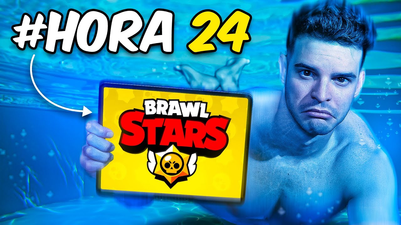 Sobrevivo 24 Horas Jugando Brawl Stars