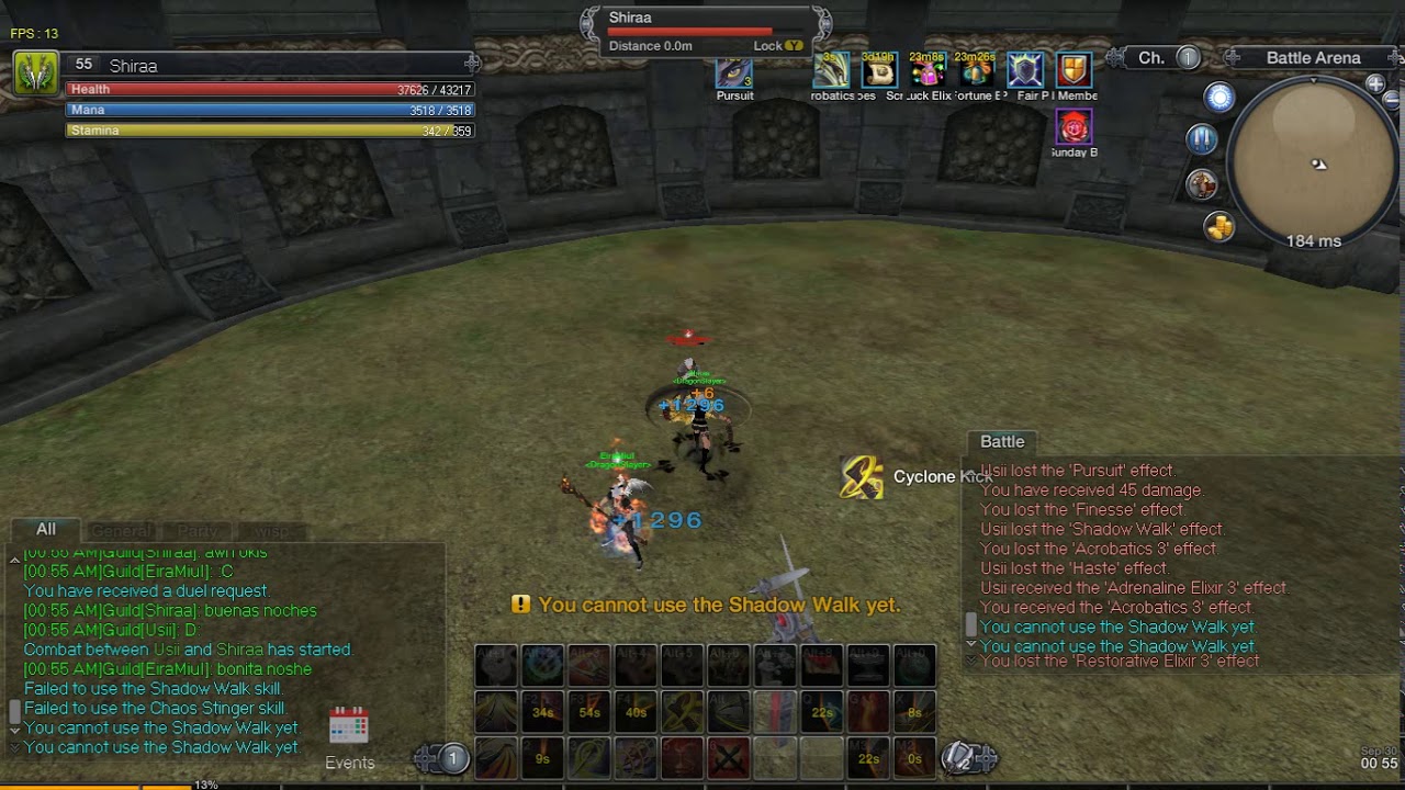 Revolution RaiderZ - PvP - Usii vs Shiraa